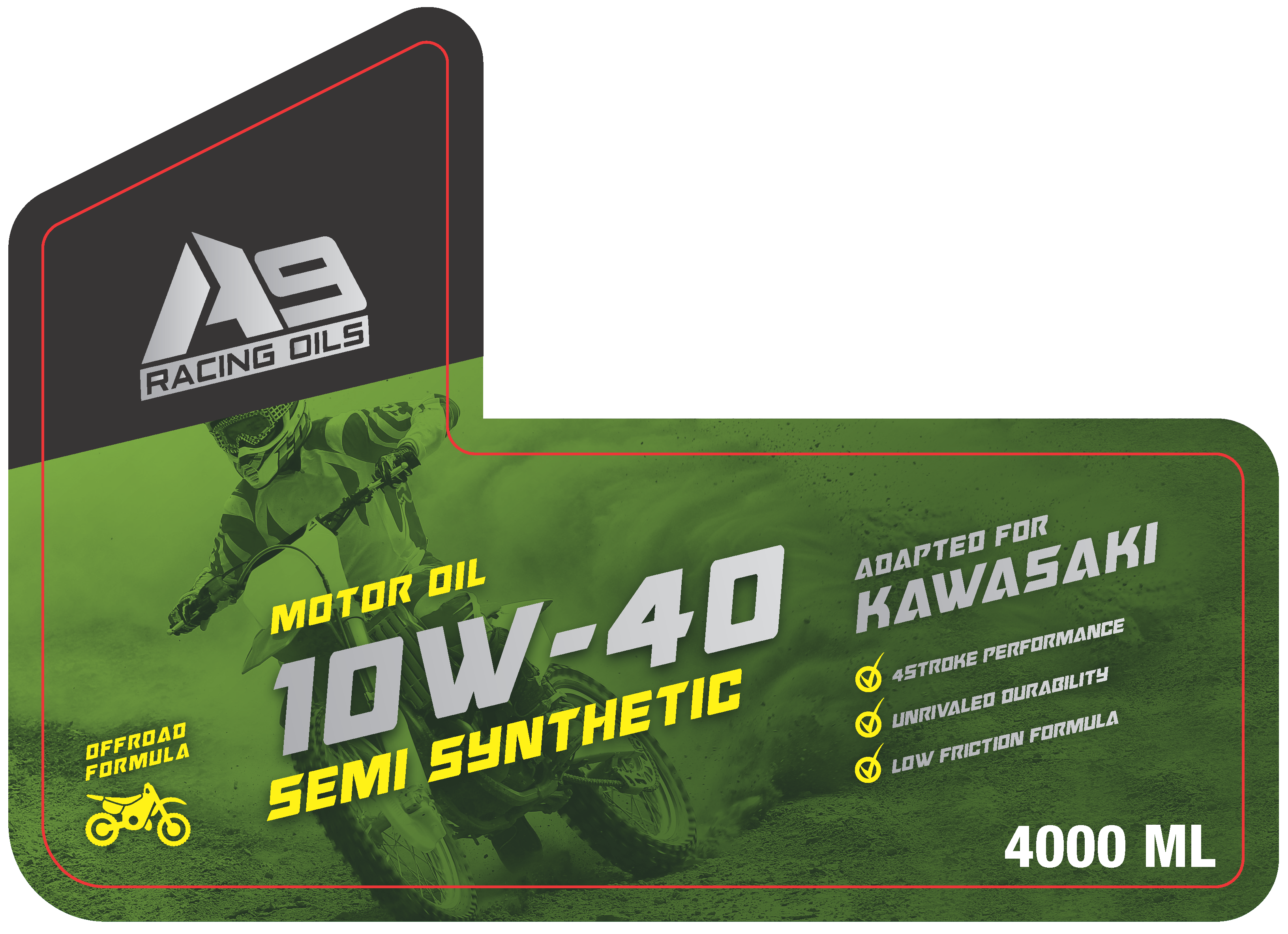 Aceite de Motor A9 Racing Adaptado para 4 L