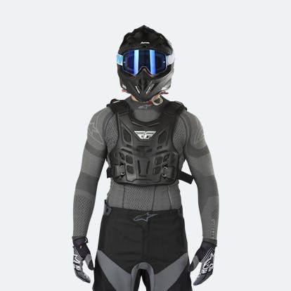 Fly chest outlet protector