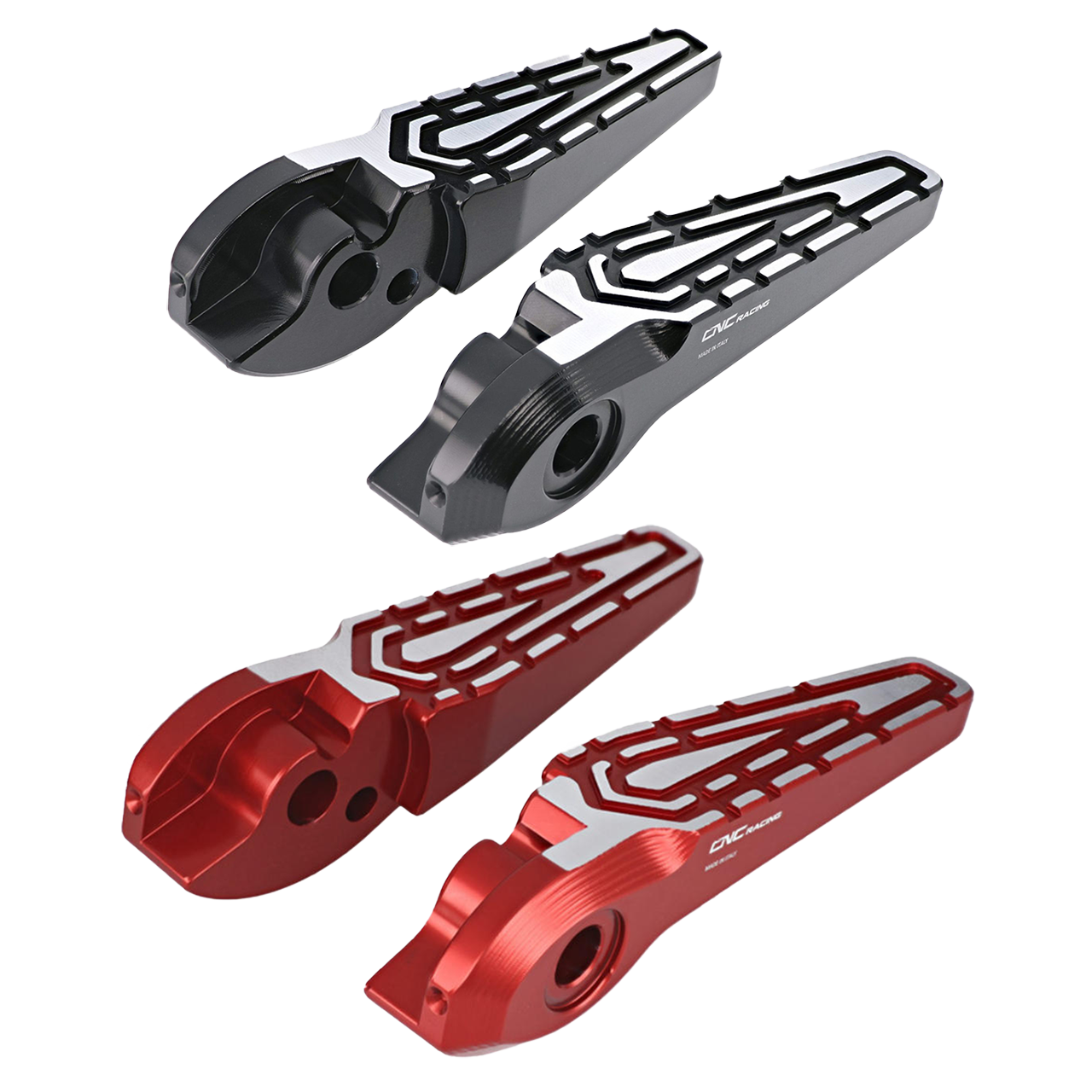 Opklapbare Passagiersvoetsteunen CNC Racing Xdiavel/Diavel - Bicolor