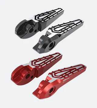 Repose-pieds Passager Pliables CNC Racing Xdiavel/Diavel - Bicolore