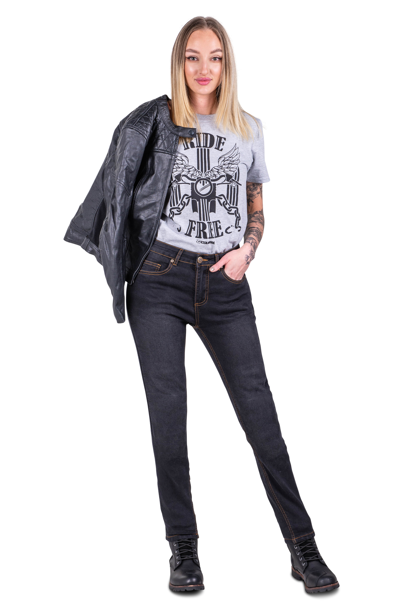Vaqueros de Moto Mujer Course Lara Slim Fit