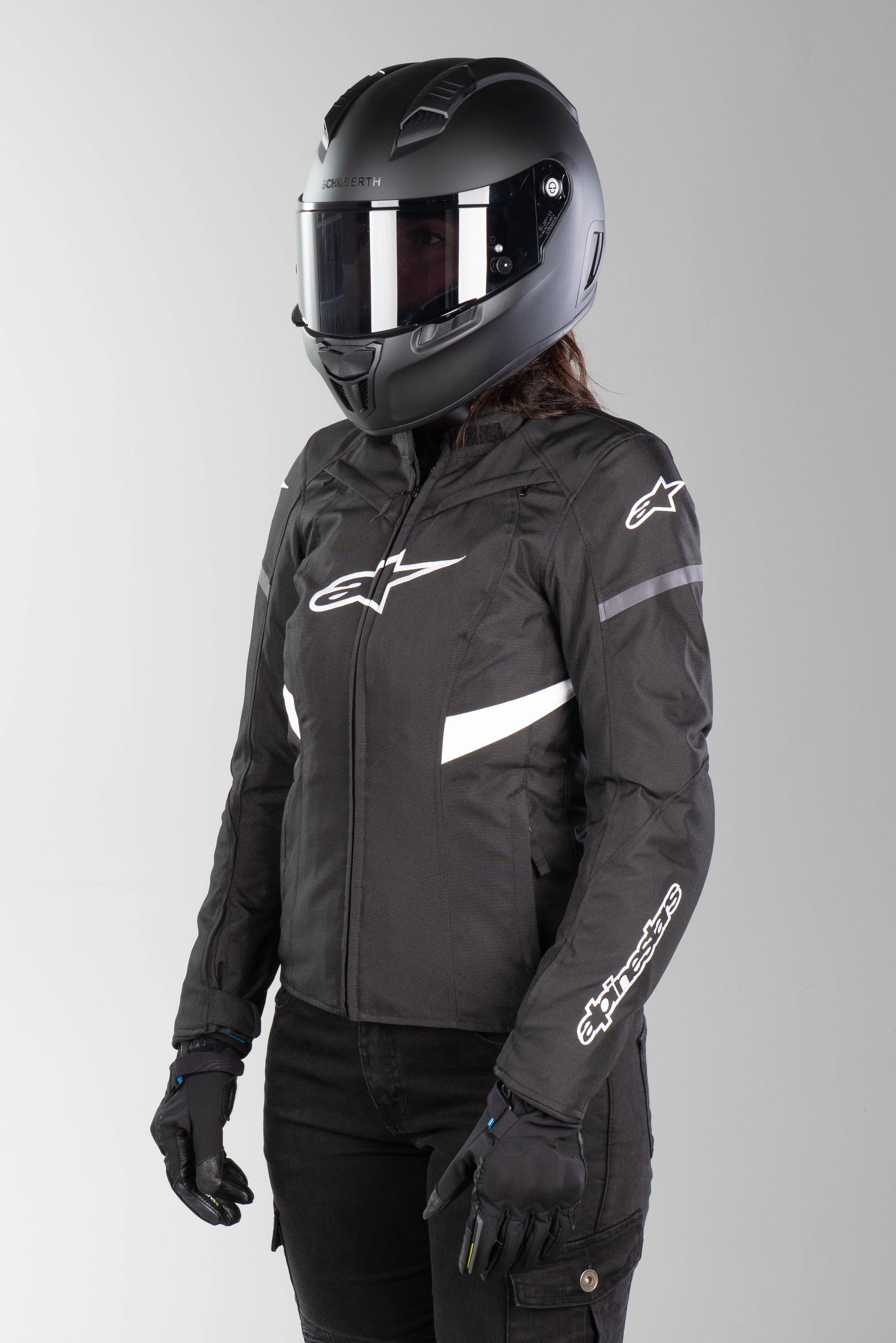 Jakke Alpinestars Stella T Kira vanntett Svart Hvit Nå 35 Jakke Alpinestars Stella T Kira vanntett Svart Hvit Nå 35
