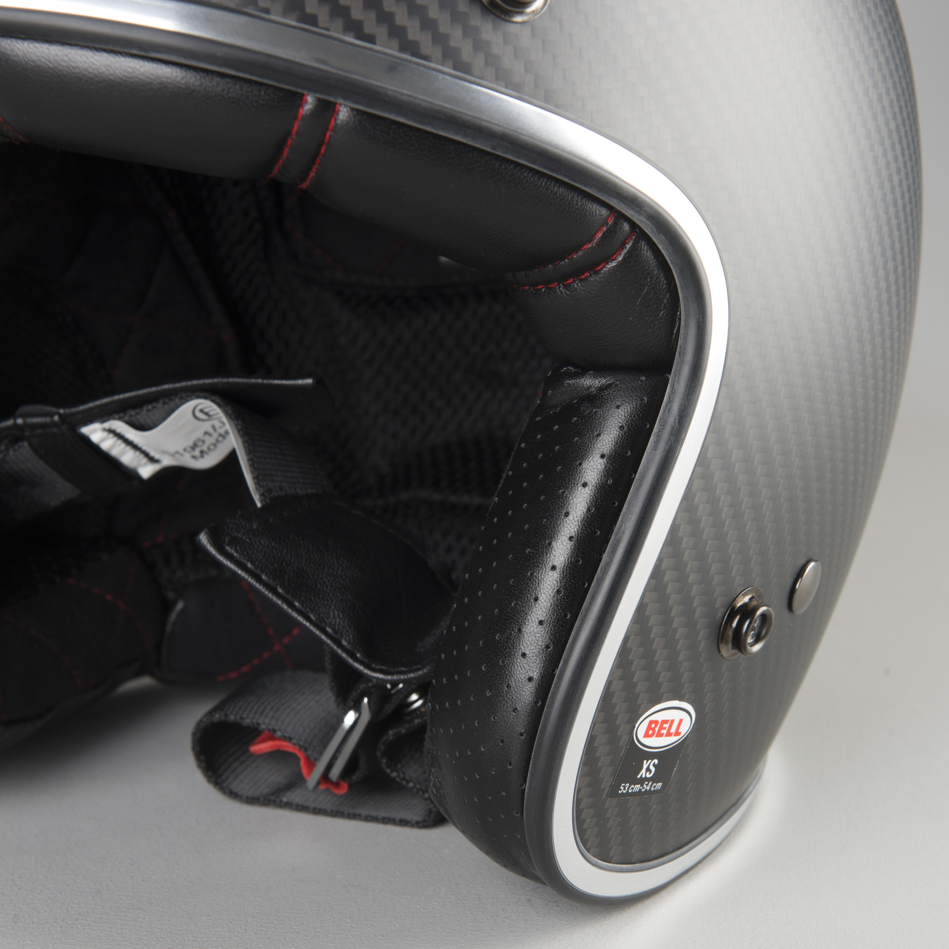 Casco Jet BELL Custom 500 Carbon Solid
