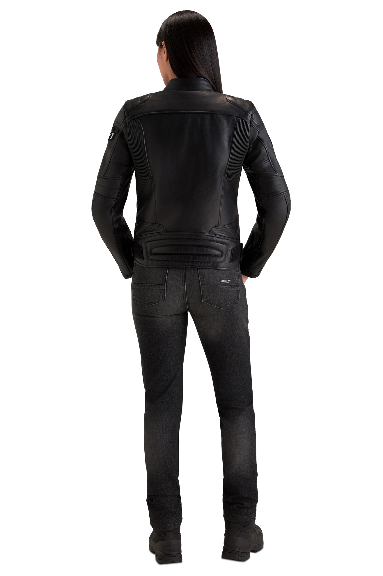 Chaqueta de Moto de Cuero Alpinestars Revea Mujer