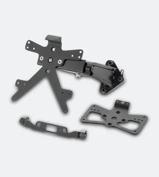 Kennzeichenhalter-Set Rizoma Schwarz