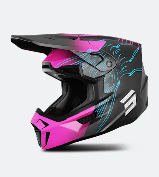 Capacete MX Shot Race Gear Lite Mips Volt 27