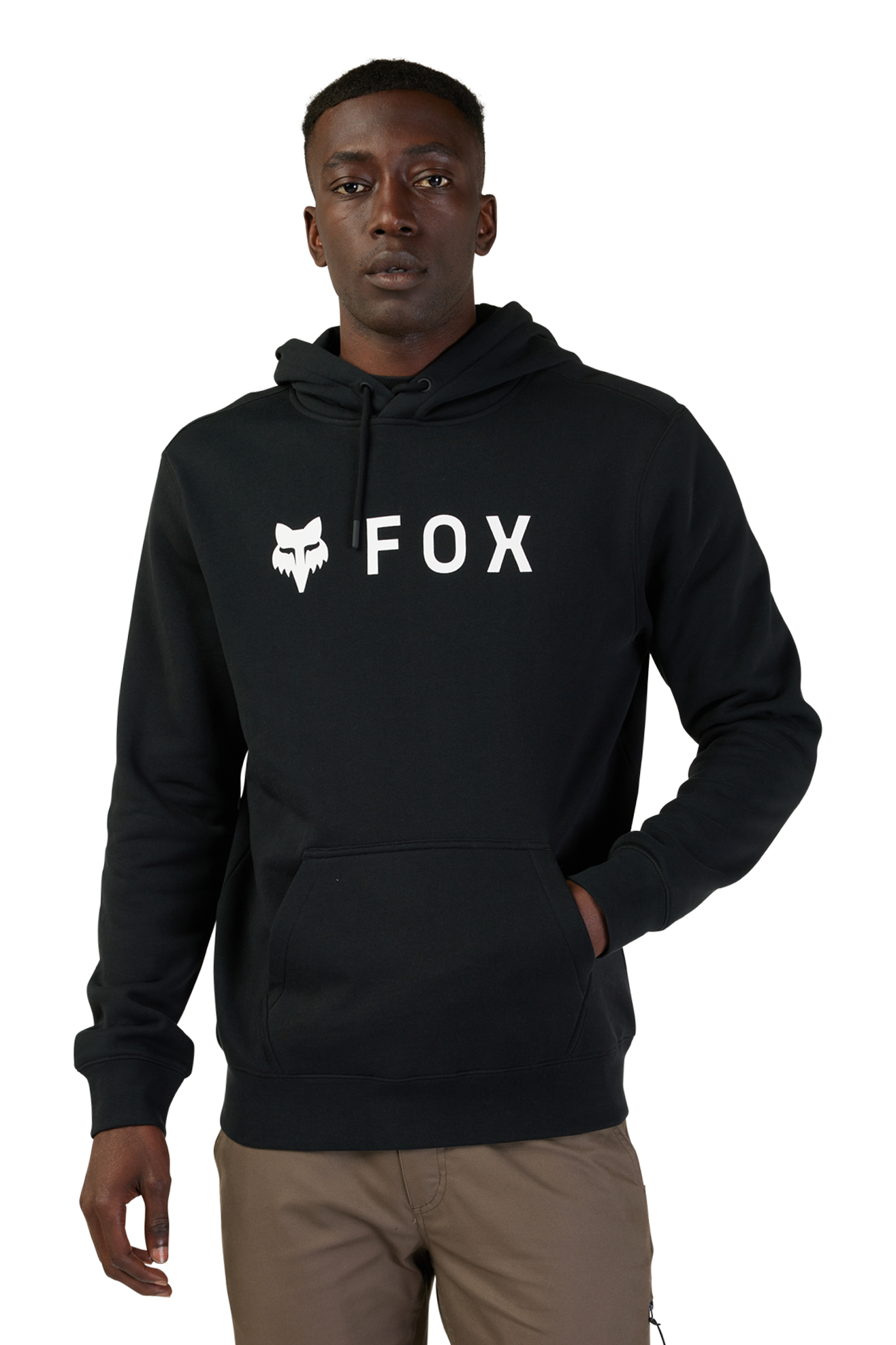 FOX SHIELD FLEECE Hoodie - Steel Grey, Gr. M