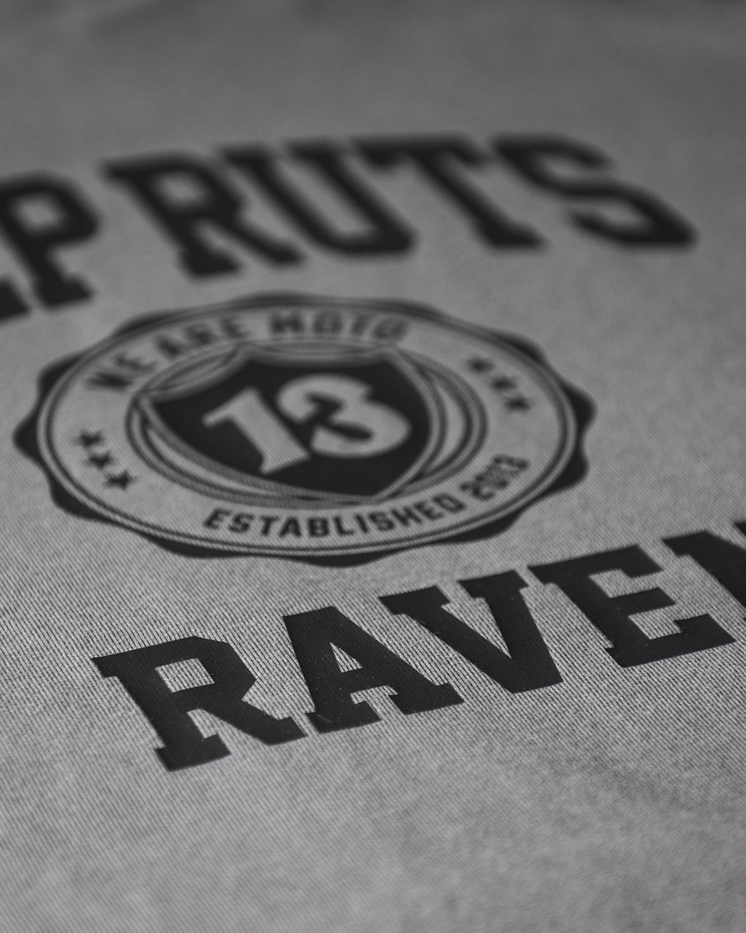 Raven Deep Ruts Oversize T-Shirt