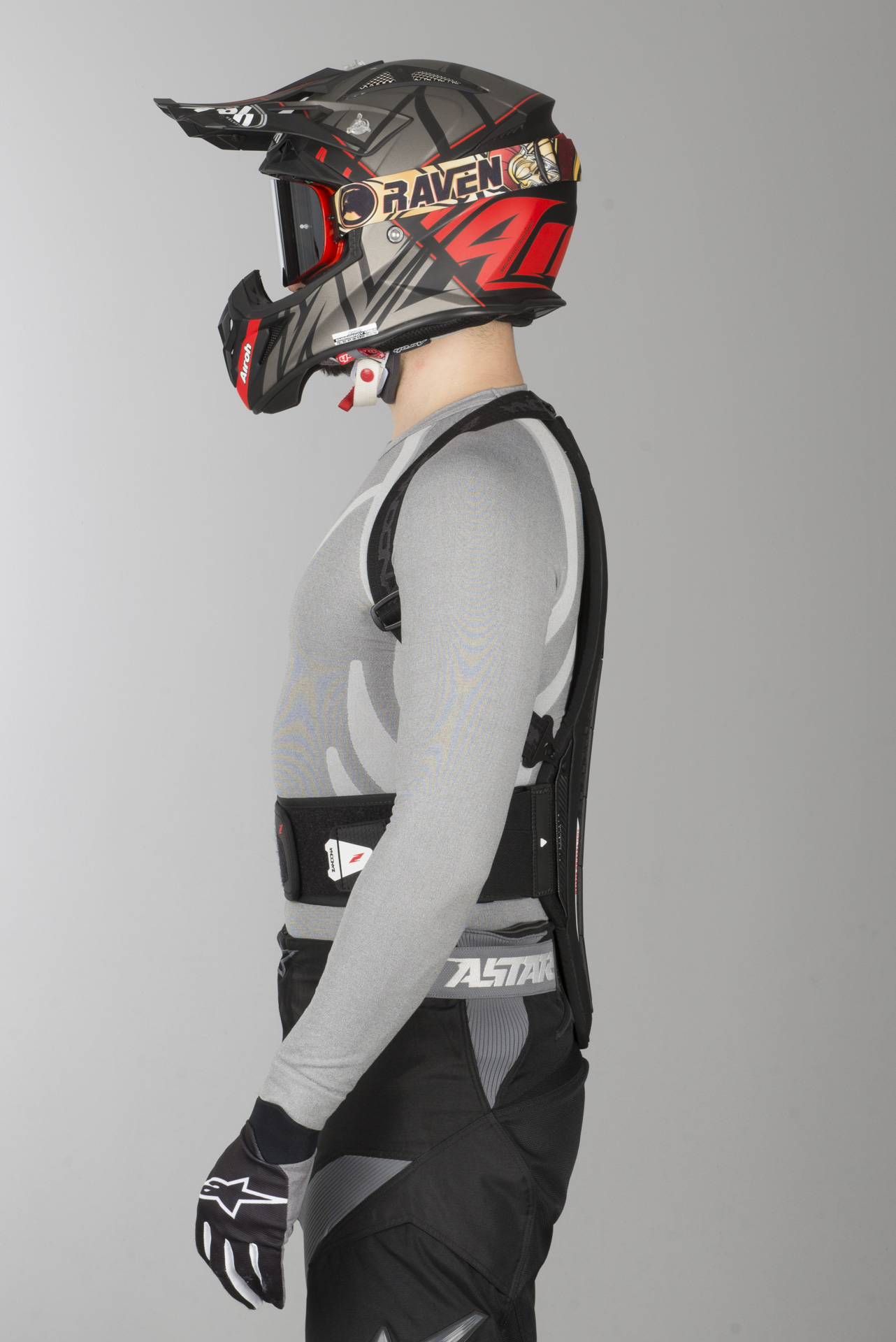 Zandonà Hybrid Pro x8 Back Protector Black