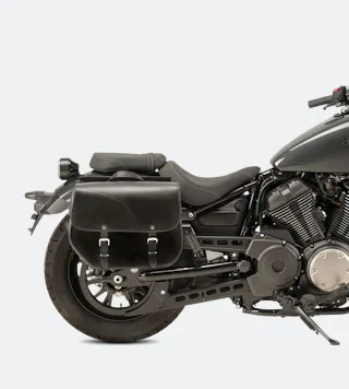 Alforge Direito CustomAcces Sant Louis (Sem Placa Metálica) com Suporte Preto