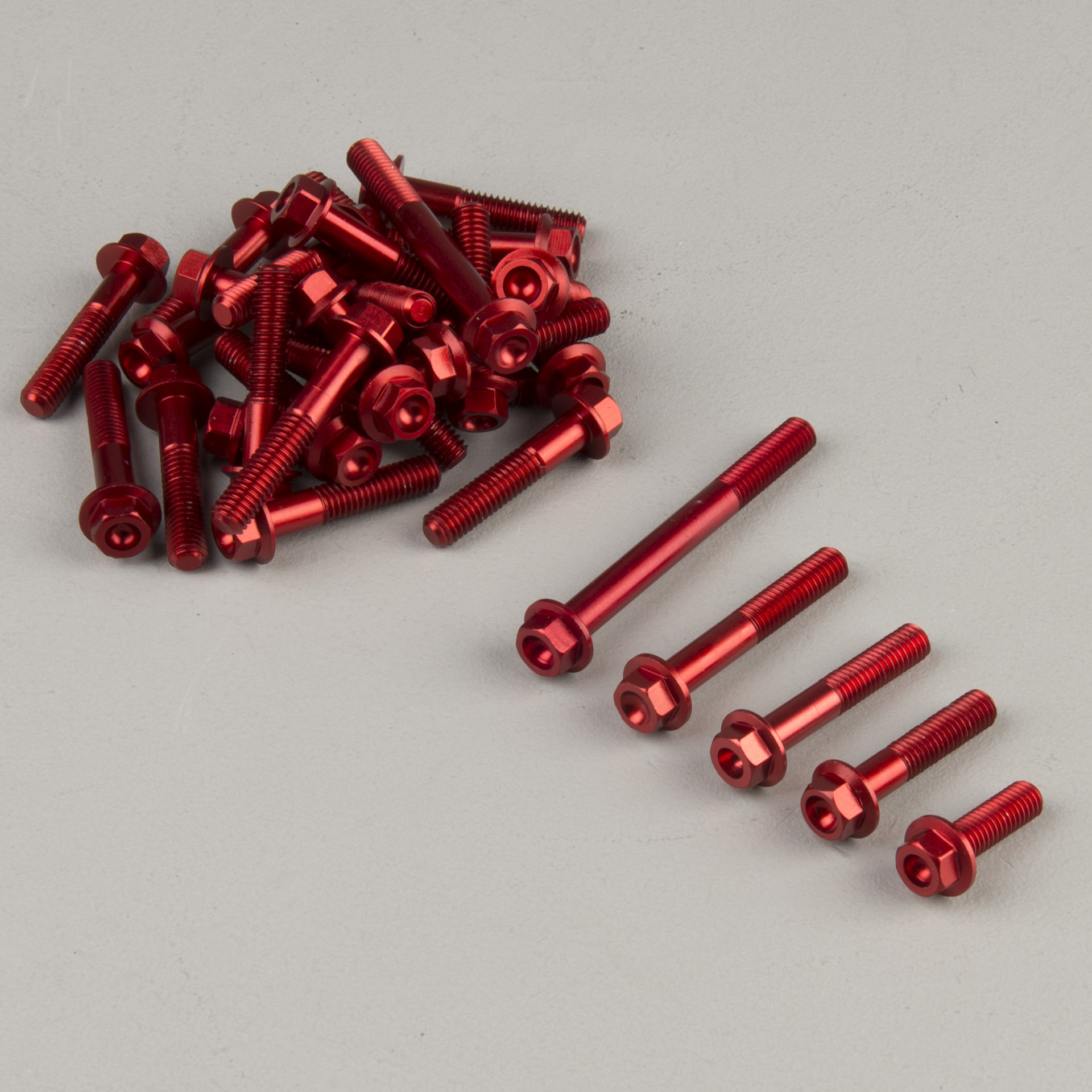 Valter Moto Engine Bolts Kit Red