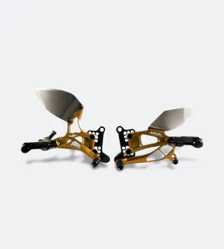 Fußrastensatz Valter Moto Type 2.5 Reverse Shift Gold