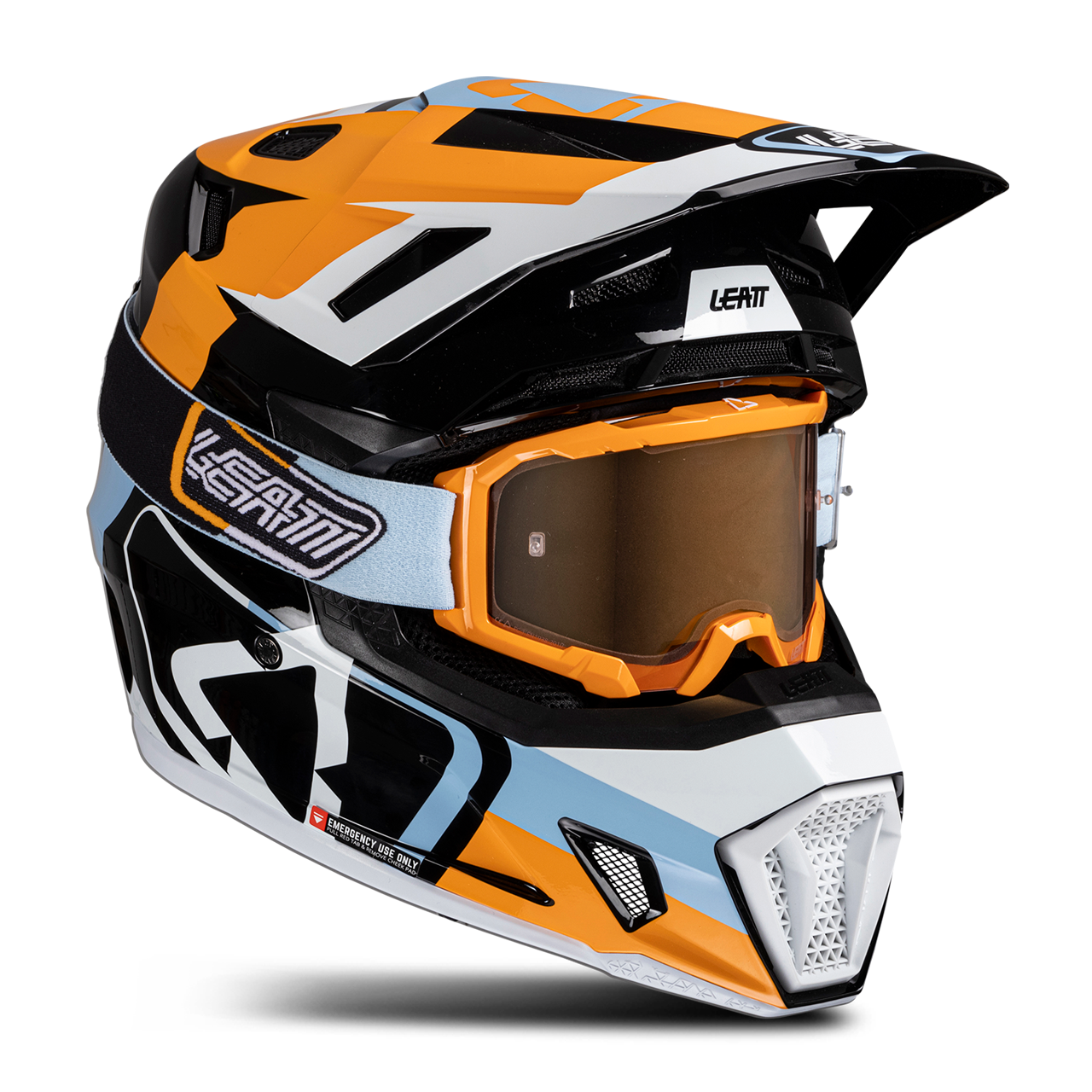 Kit de Casco MX Leatt Moto 7.5 V25 con Gafas