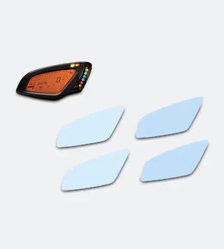 Ochranné Kryty Displeje CNC Racing Dashboard