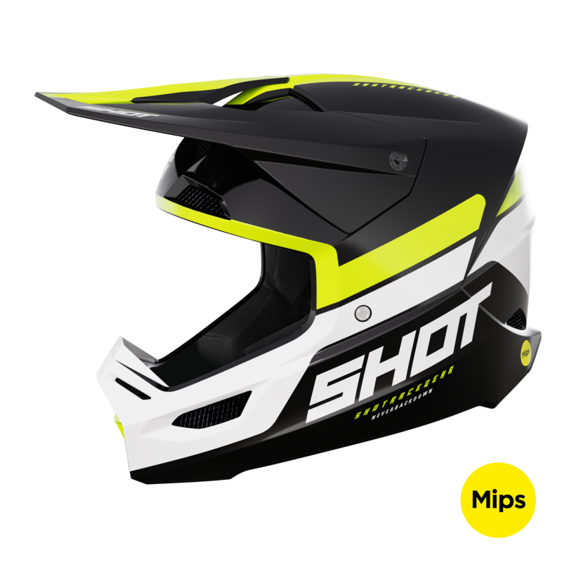 Crosshelm Shot Race Mips® Iron Neon