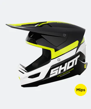 Crosshelm Shot Race Mips® Iron Neon