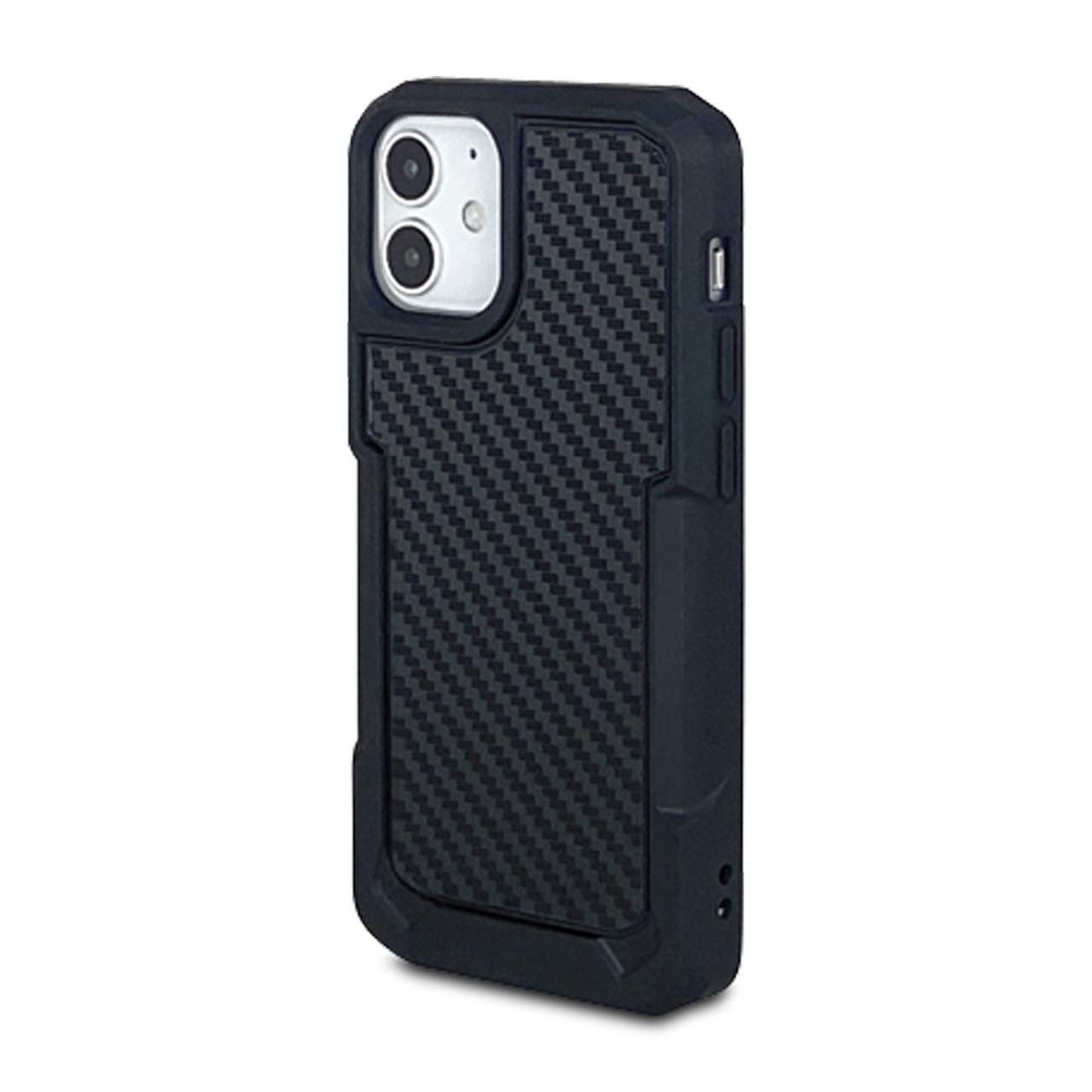 Telefoonhoes X-Guard iPhone 12 Mini Koolstofvezel