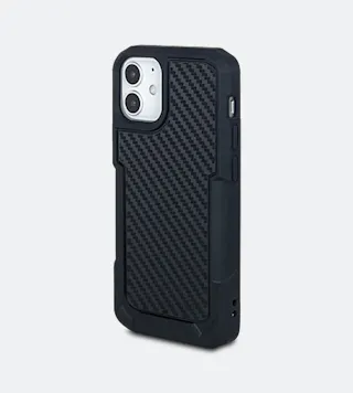 Telefoonhoes X-Guard iPhone 12 Mini Koolstofvezel