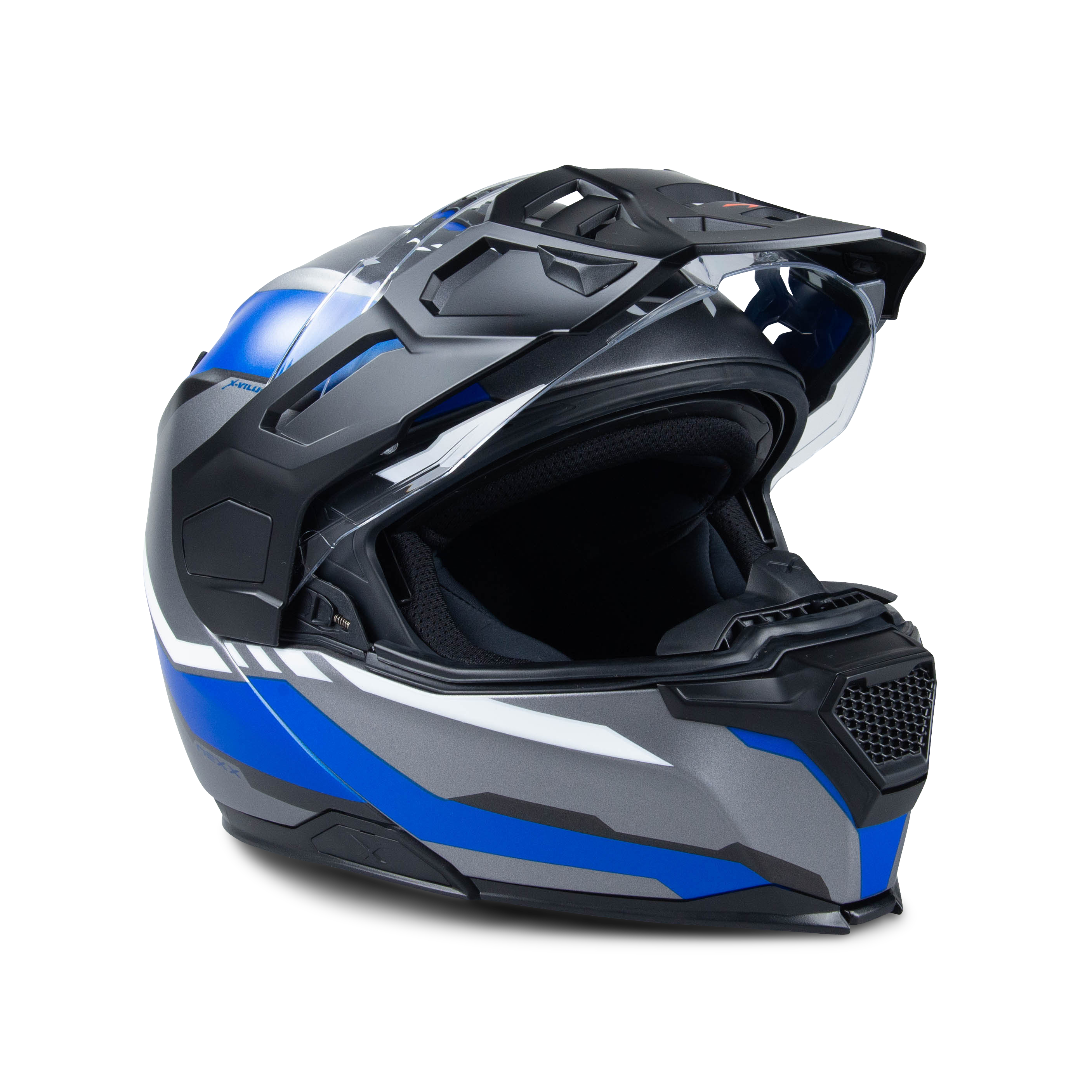 Casco Modulare Nexx X.Vilijord Continental Grigio-Blu - Adesso 40% di  risparmio - xlmoto.it