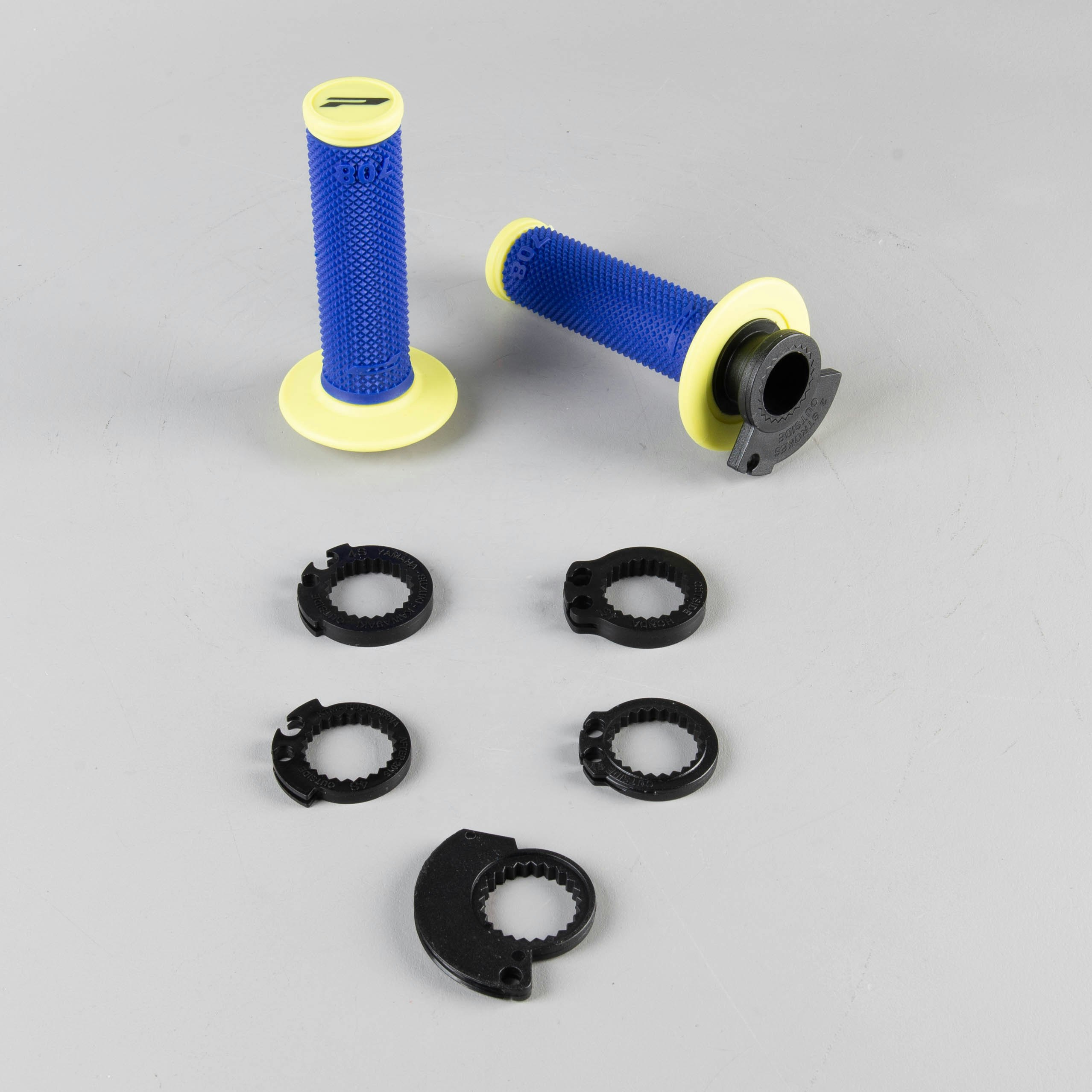 Manopole Progrip Lock-on Nero Grigio Manopole Progrip MX 708-171 Con Sistema Lock-On - Nero/Grigio Per Moto E Motorini Manopole Ktm