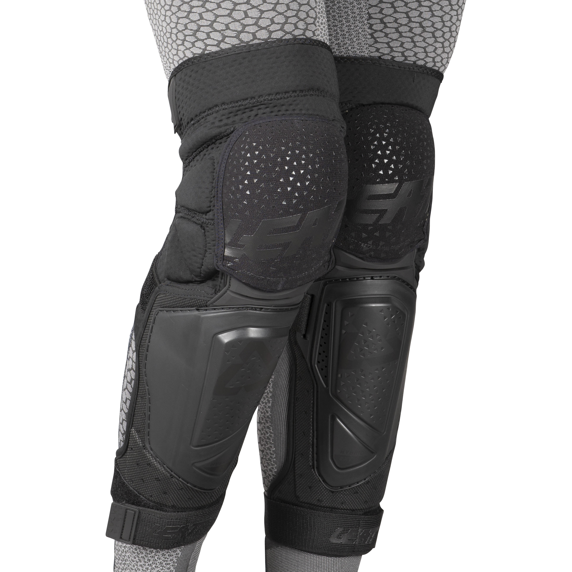 Kniebeschermer Leatt 3DF Hybrid EXT Zwart