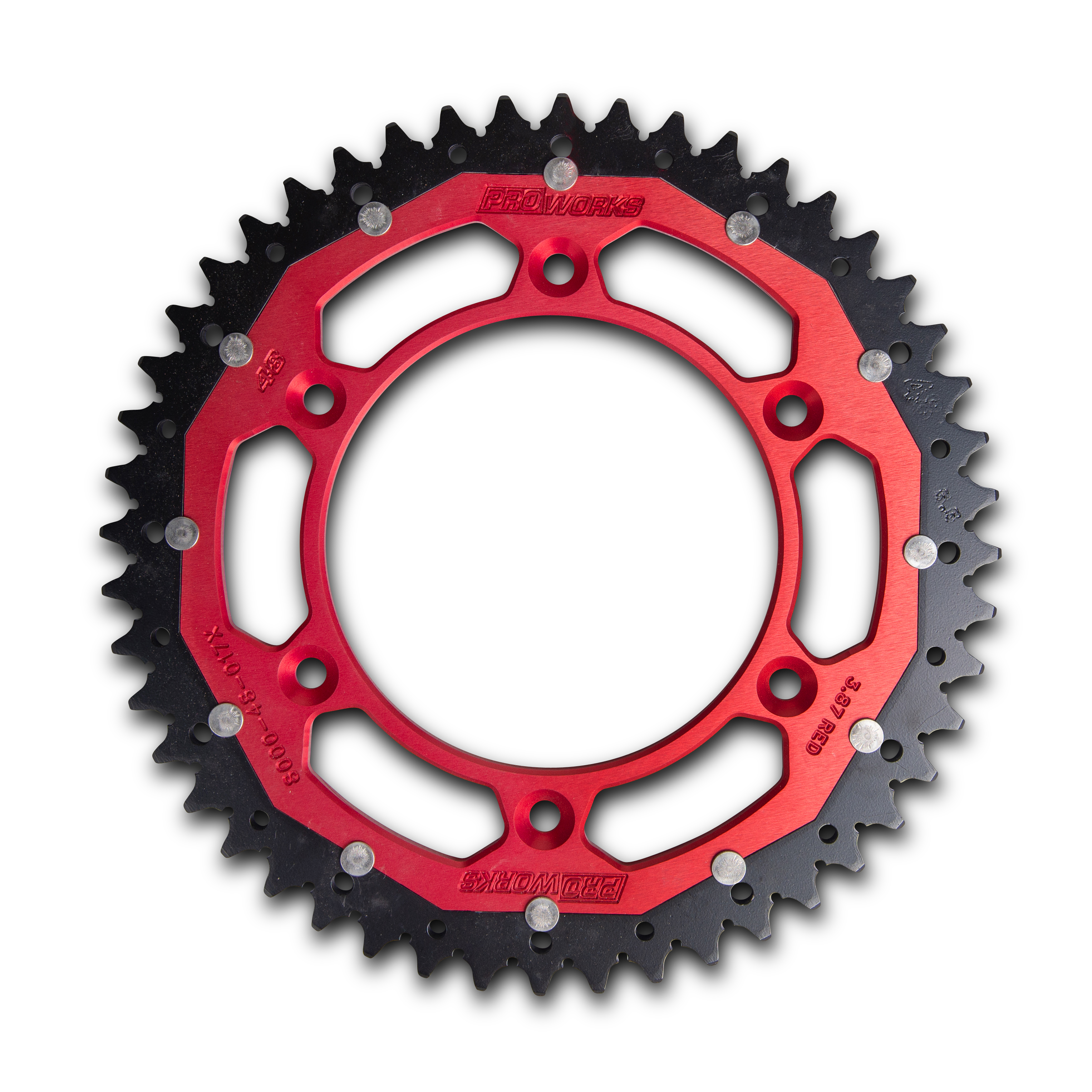 Tandwiel Achter Proworks Interlink Rood