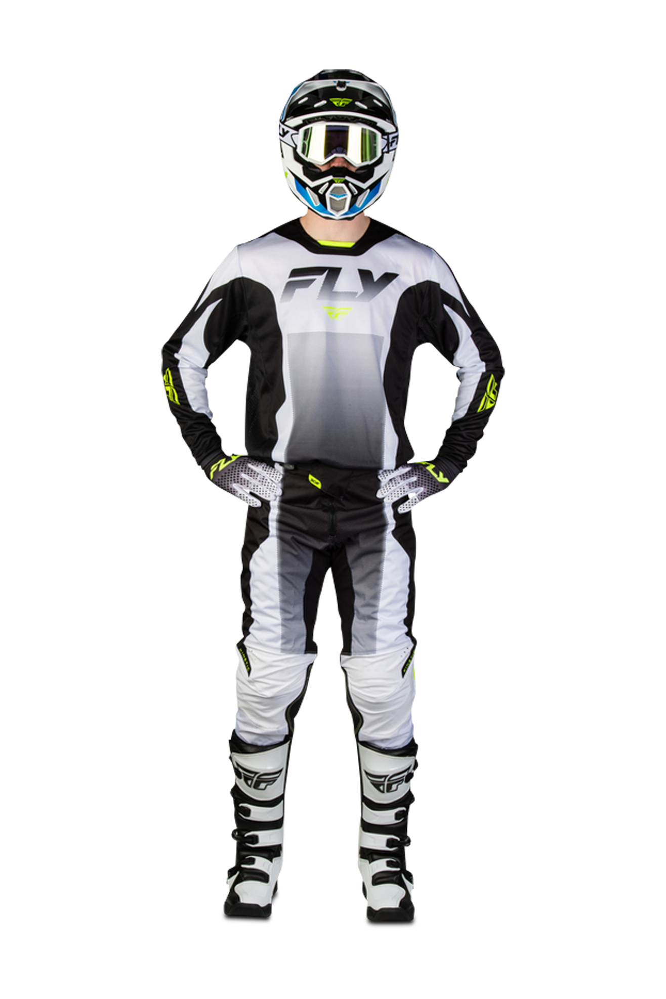 Crosstrøje FLY Racing Kinetic Fade