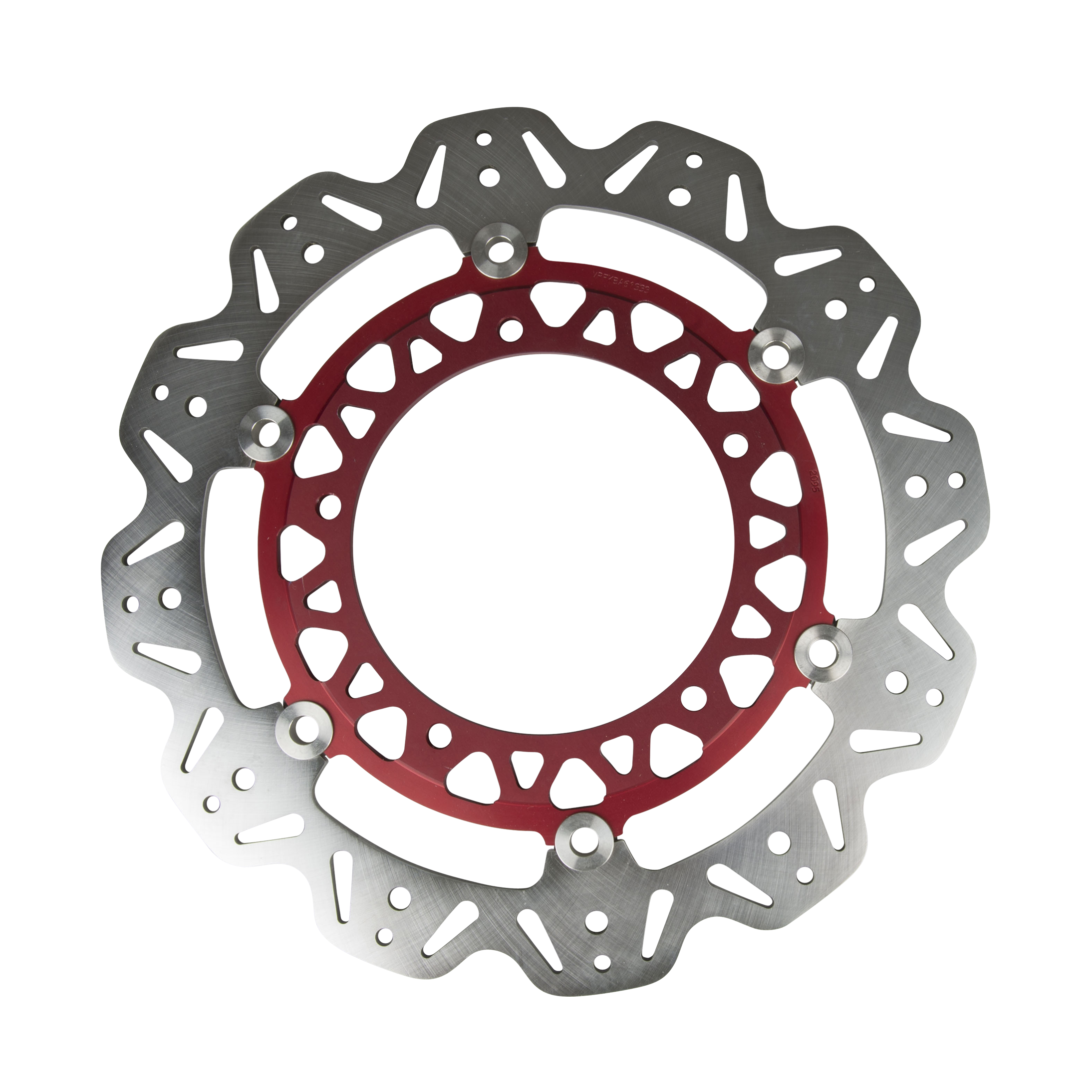 Bremseskive EBC Vee Rotor Rød Fremre Flytende