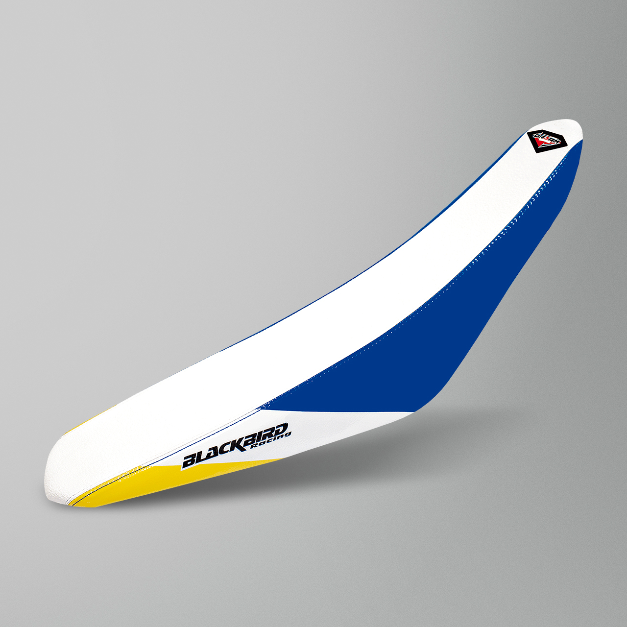 Complete Stickerset + Zadelovertrek Blackbird Dream 3 Blauw-Geel-Wit