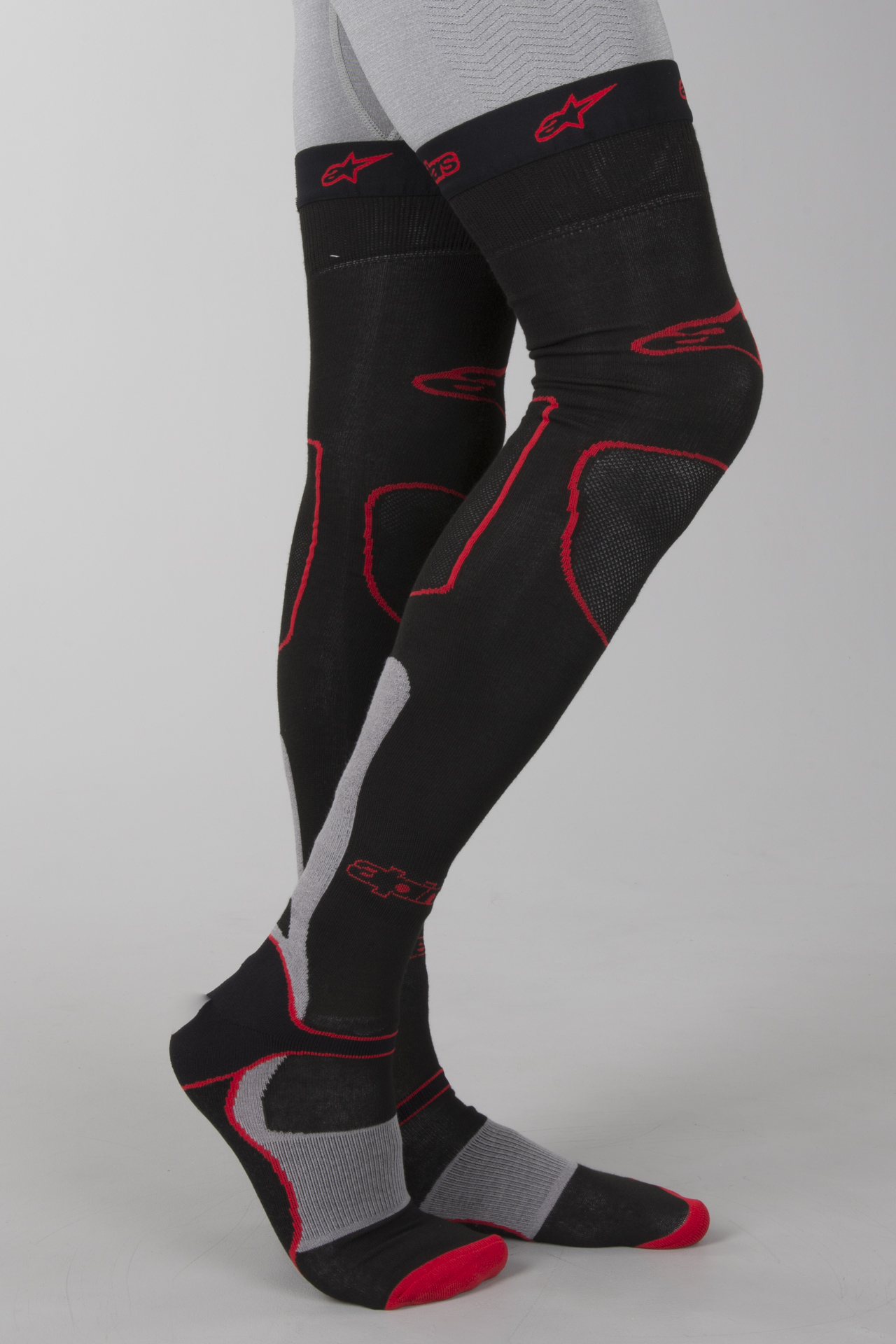 Calcetines Alpinestars MX Largos Rojos