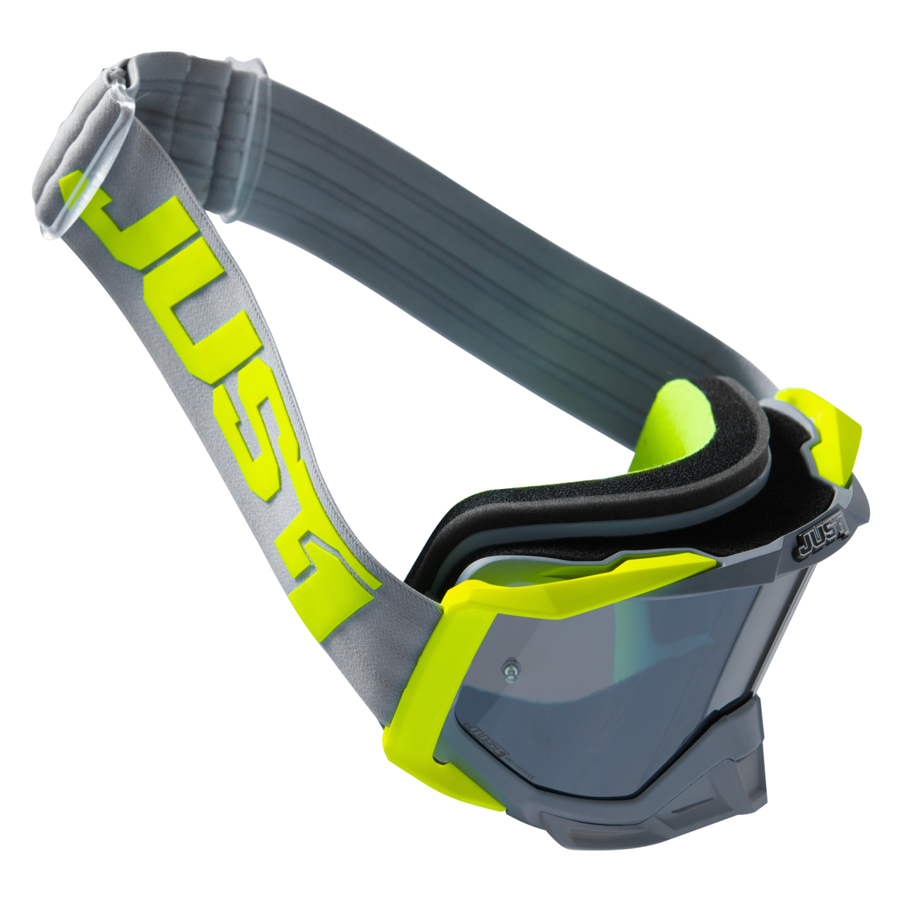 Just1 Iris 2.0 MX Goggles Logo Mirror Silver Lens