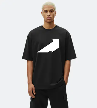 T-Shirt Oversize Raven Nera