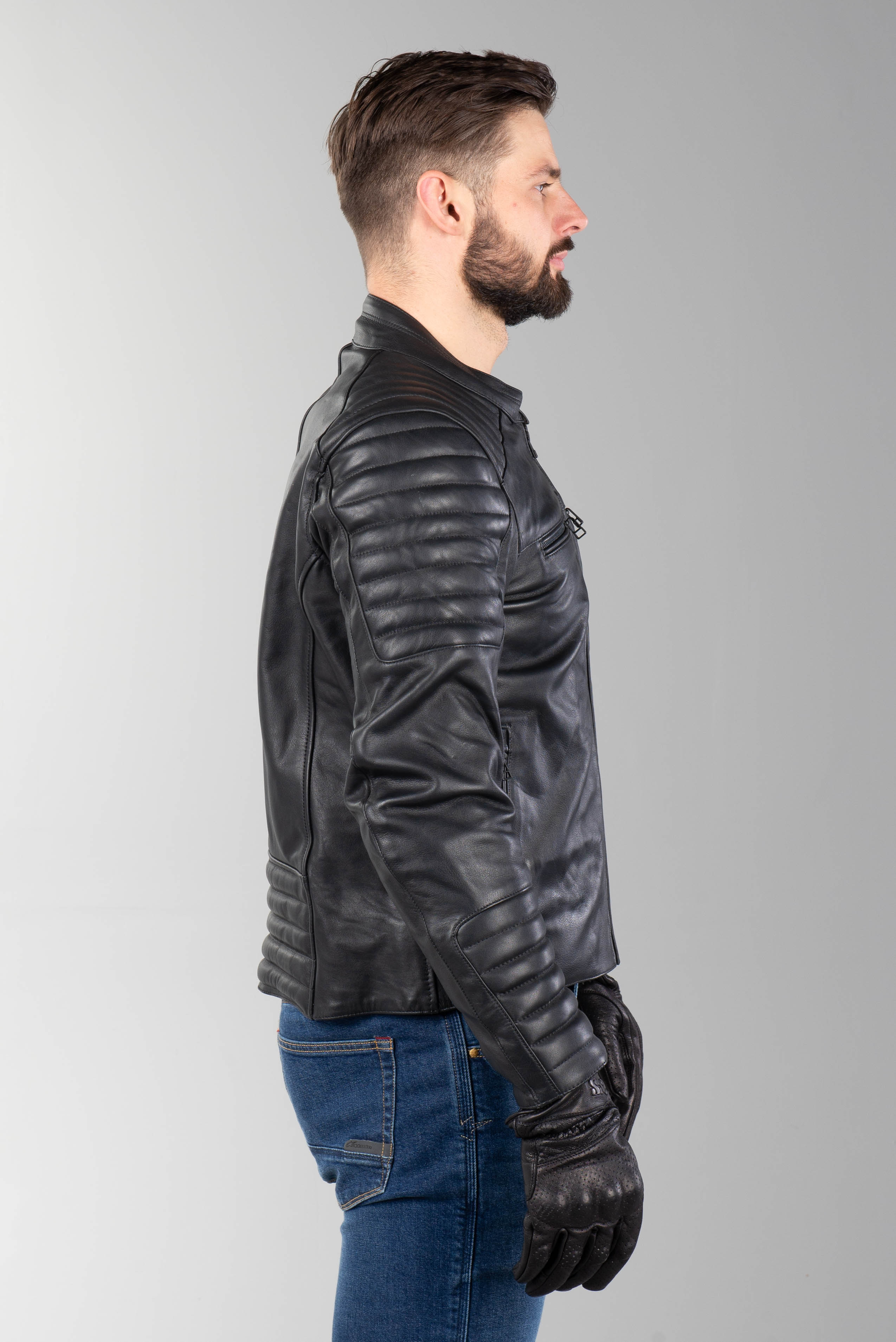 Chaqueta de Moto iXS Classic LD Dark