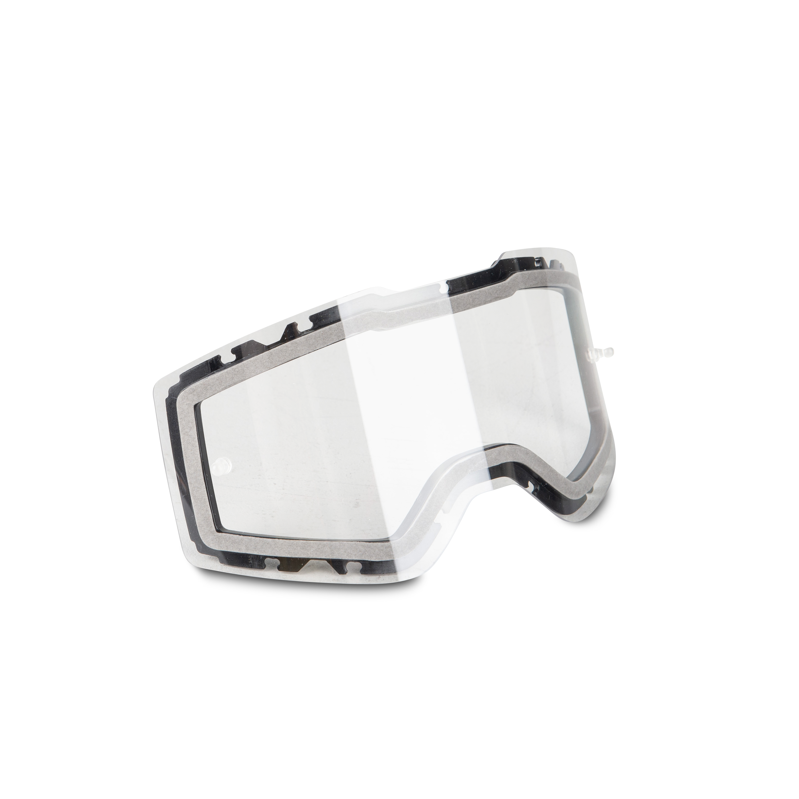 Crossbril Raven Halcon Silver Mirror + Clear Lens