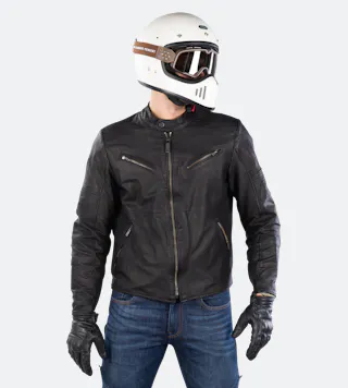 Spidi Garage Leather Jacket Robust
