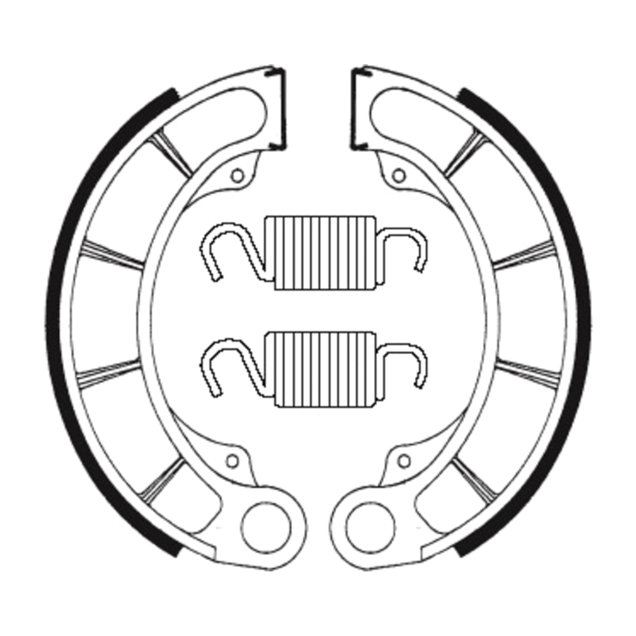Tecnium Organic Scooter Brake Shoe Rear