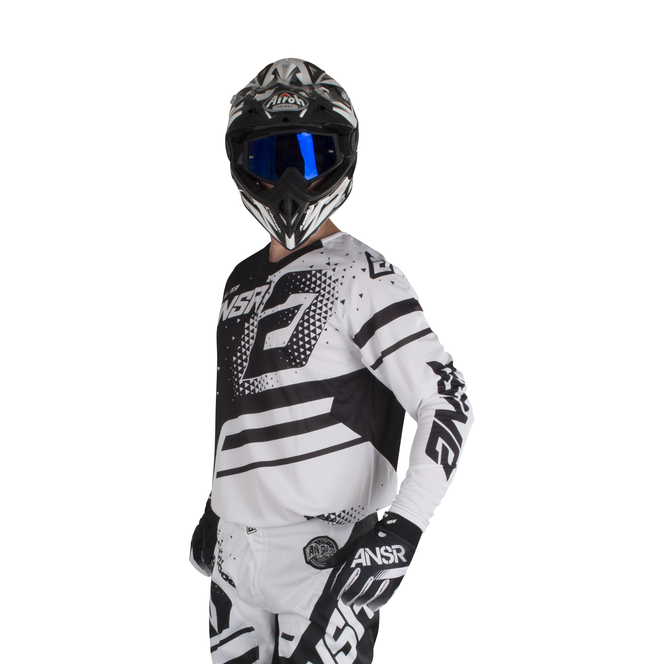 all white motocross gear