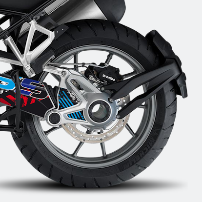 Adesivi Forcellone BMW R1200GS - Kit Decorazione E Protezione Grunge - Foto 1