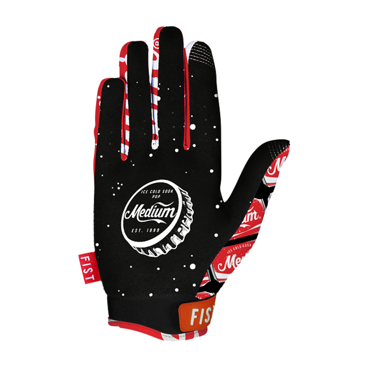 Fist Strapped MX Gloves Dalmation