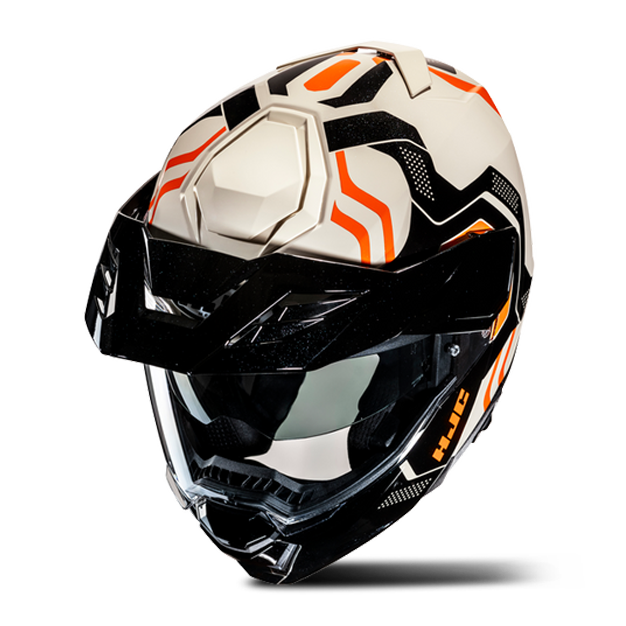 NO.3982　ヴェルデ(ベルデ)(VERDE)　２サイクルエンジン　後期モデル　オレンジ＆ホワイト　☆彡 HJC I80 Velly Adventure Helmet | 24MX
