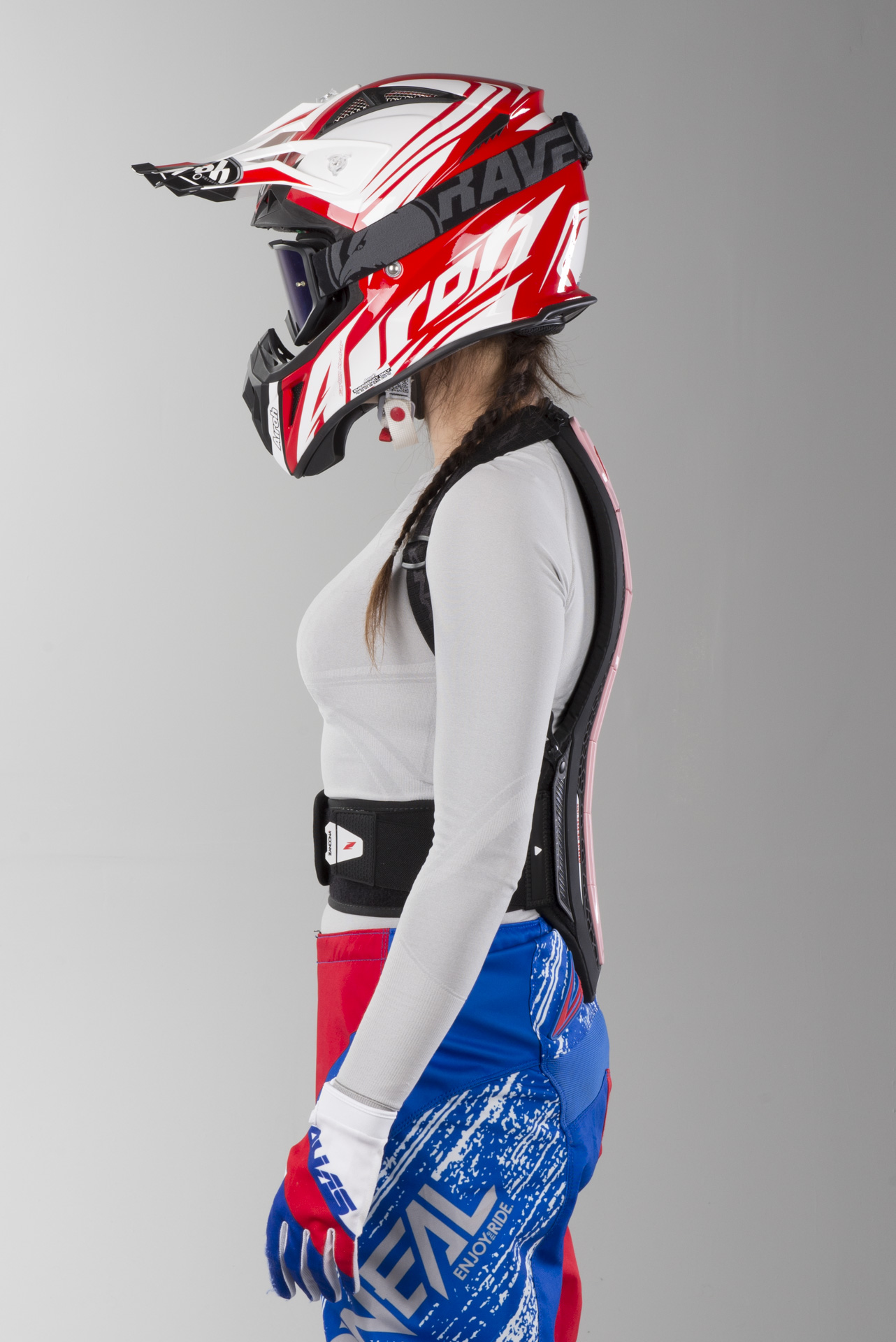 Zandonà Hybrid Pro x7 Back Protector Pink
