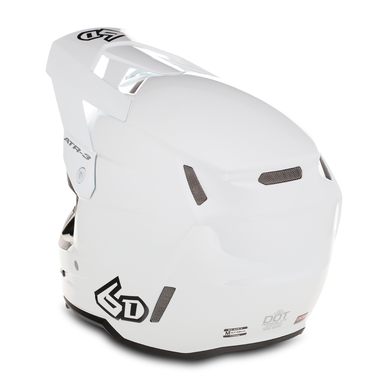 Čelada MX 6D ATR-3 Solid