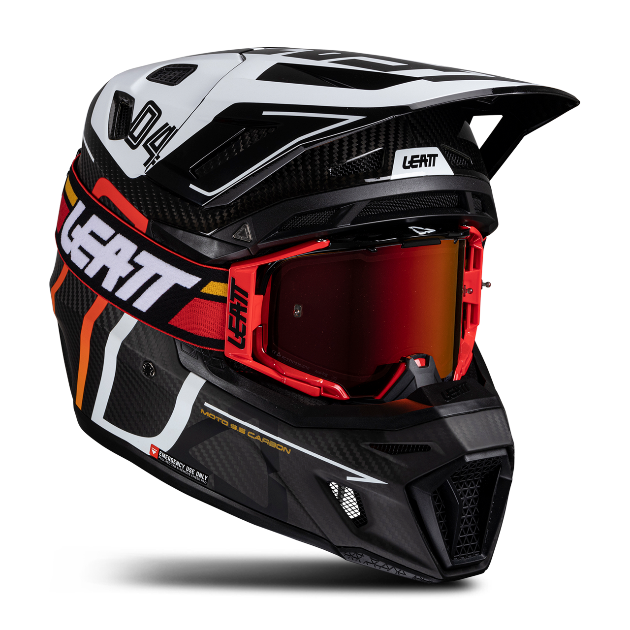Kit Casco MX Leatt Moto 9.5 V25 Con Gafas