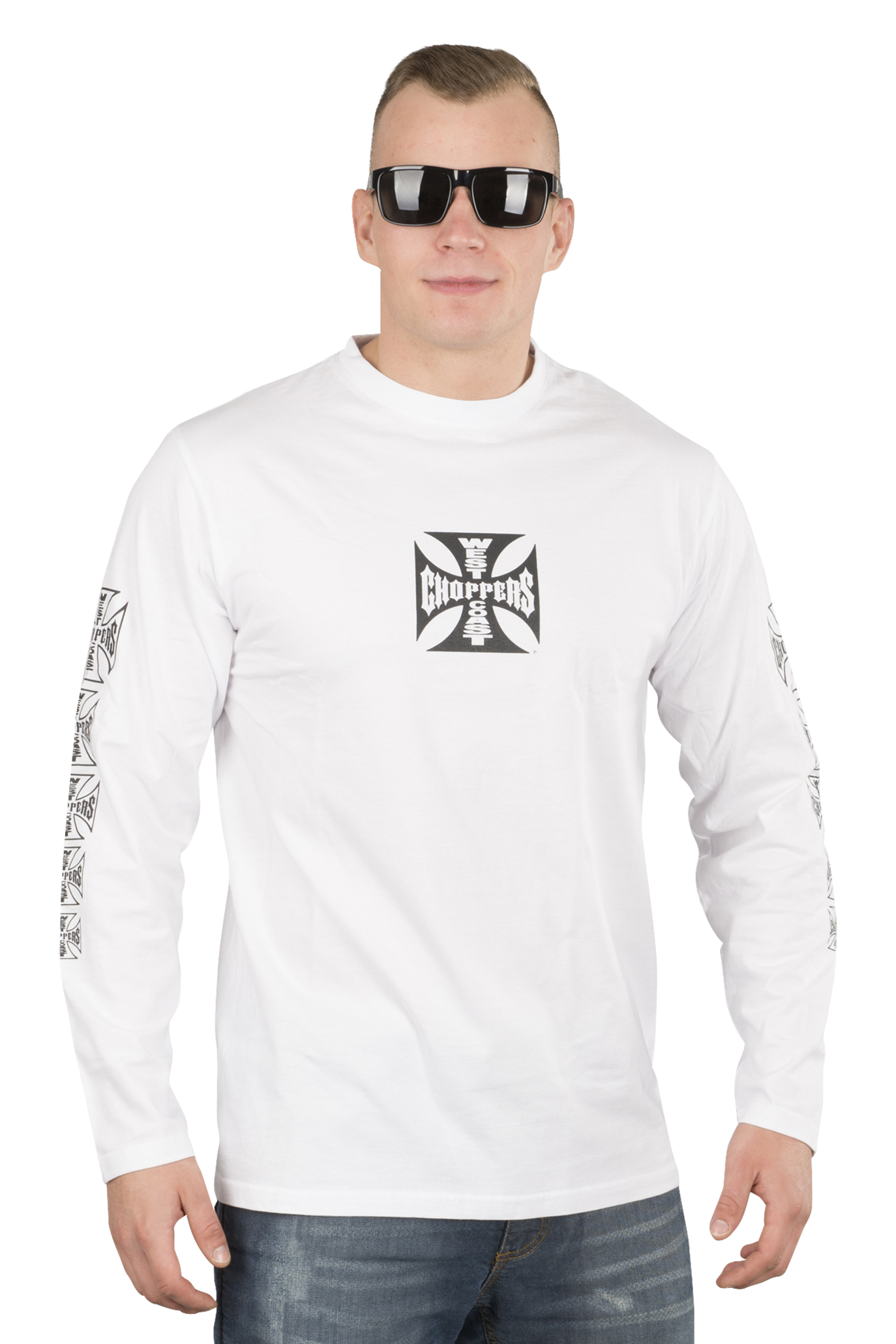 West Coast Choppers OG Cross T-Shirt Long Sleeve | 24mx