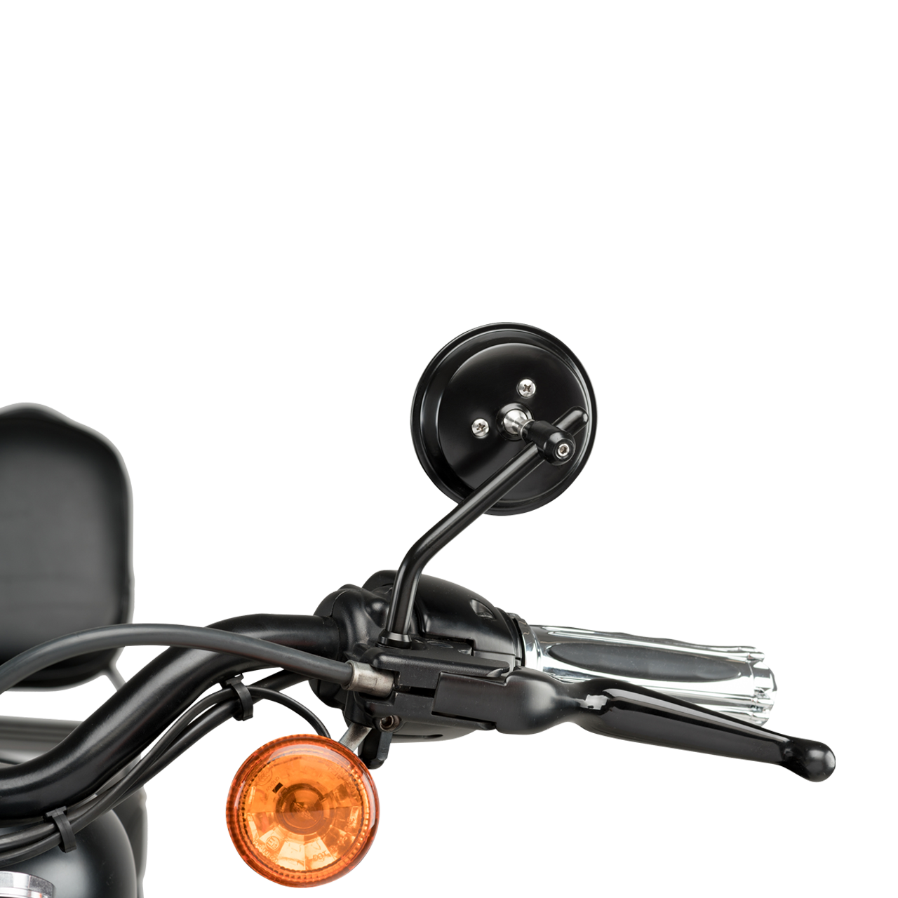 CustomAcces Dallas H-D Rear View Mirrors Black