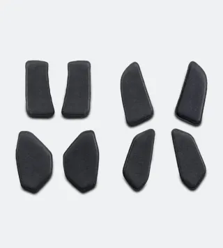Inzetpadset Alpinestars Soft BNS Tech-2 Zwart