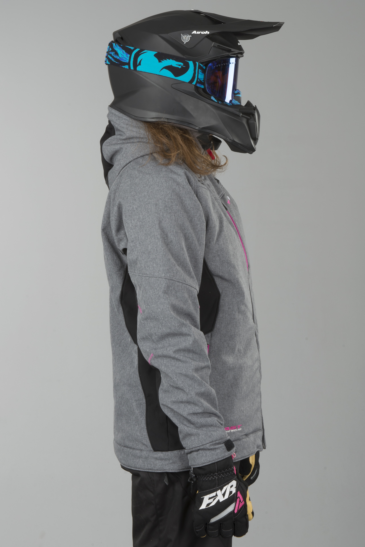 Jakke FXR Vertical Pro Softshell Dam Grå Fuchsia Nå 8% Du Jakke FXR Vertical Pro Softshell Dam Grå Fuchsia Nå 8% Du
