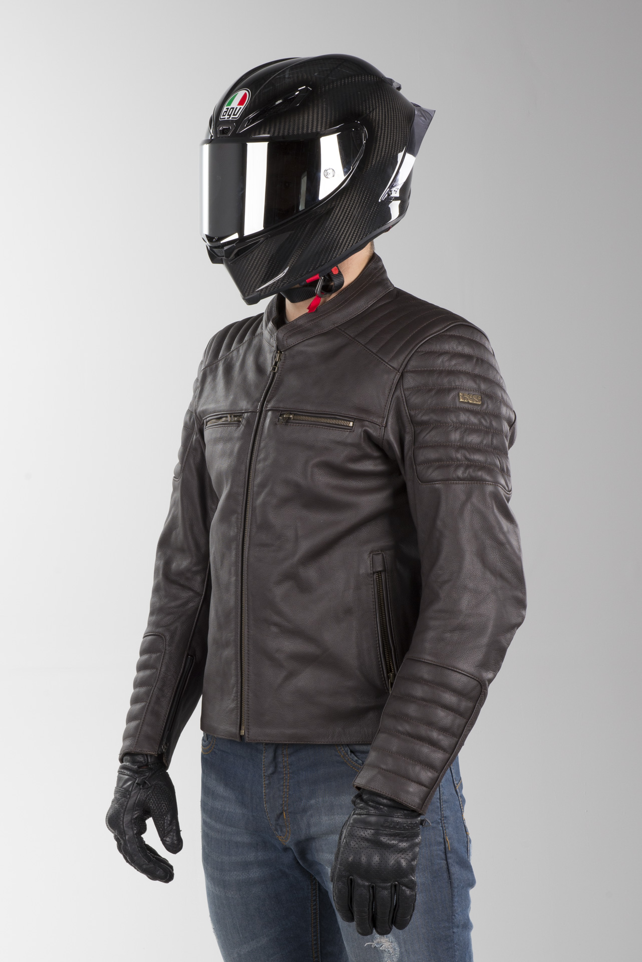 Jachetă Moto iXS Classic LD Dark