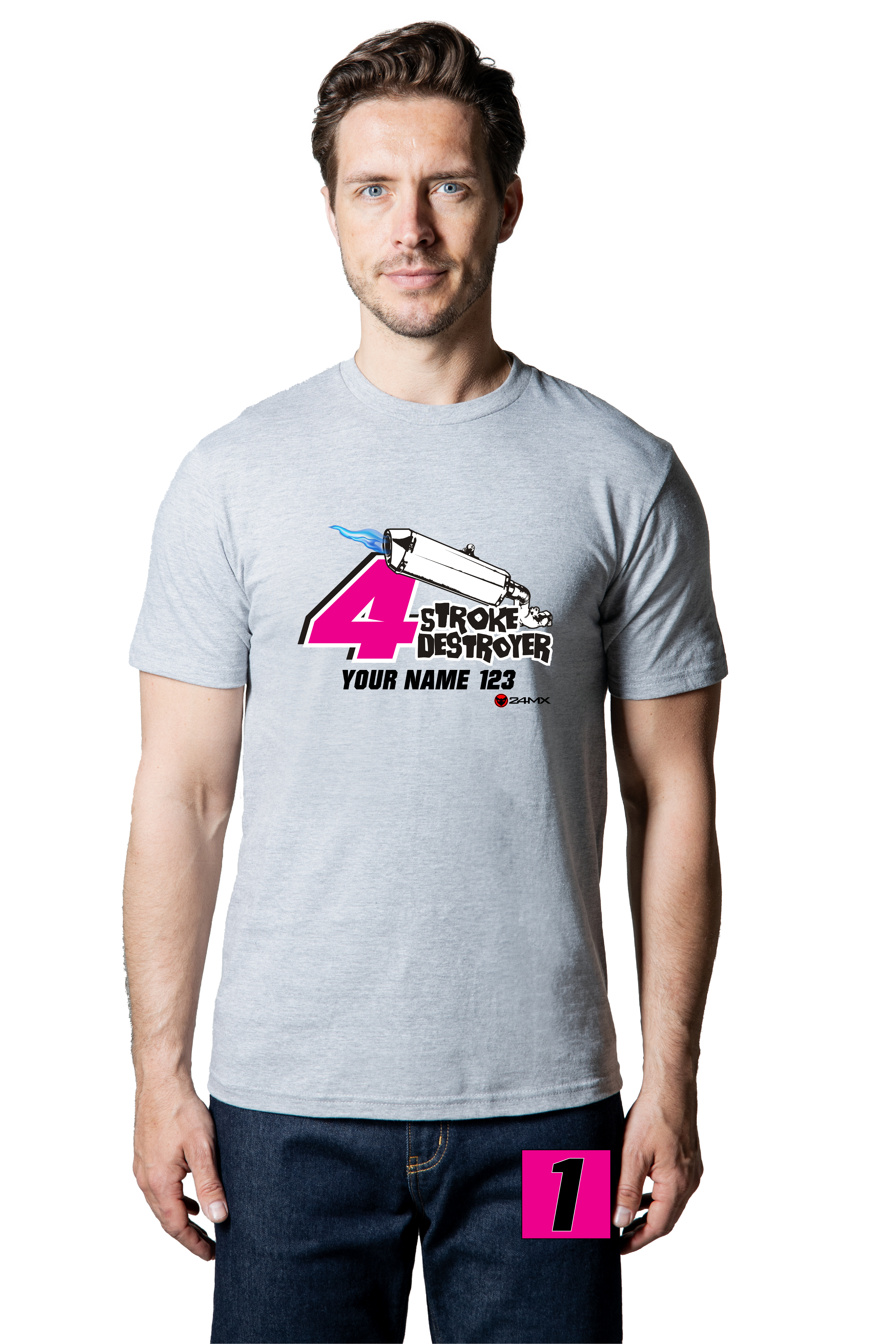 T-Shirt 24MX 4 Stroke Destroyer