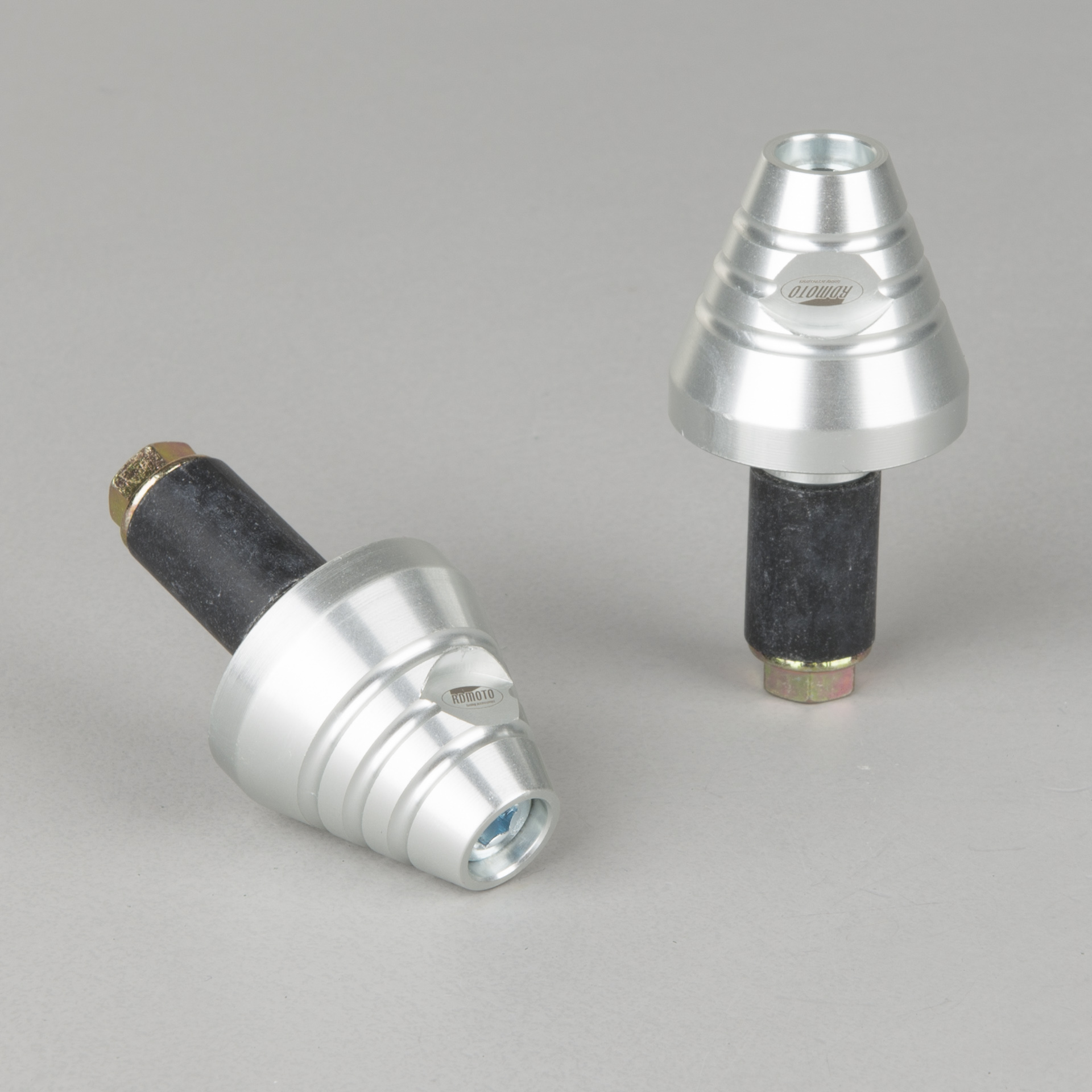 RDMOTO Handlebar Ends Silver